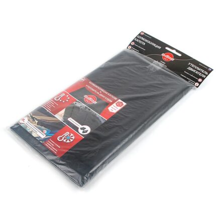 Шумоизоляция капота и утеплитель двигателя "HeatShield" 2в1 XL (1350х800, гофроящик)